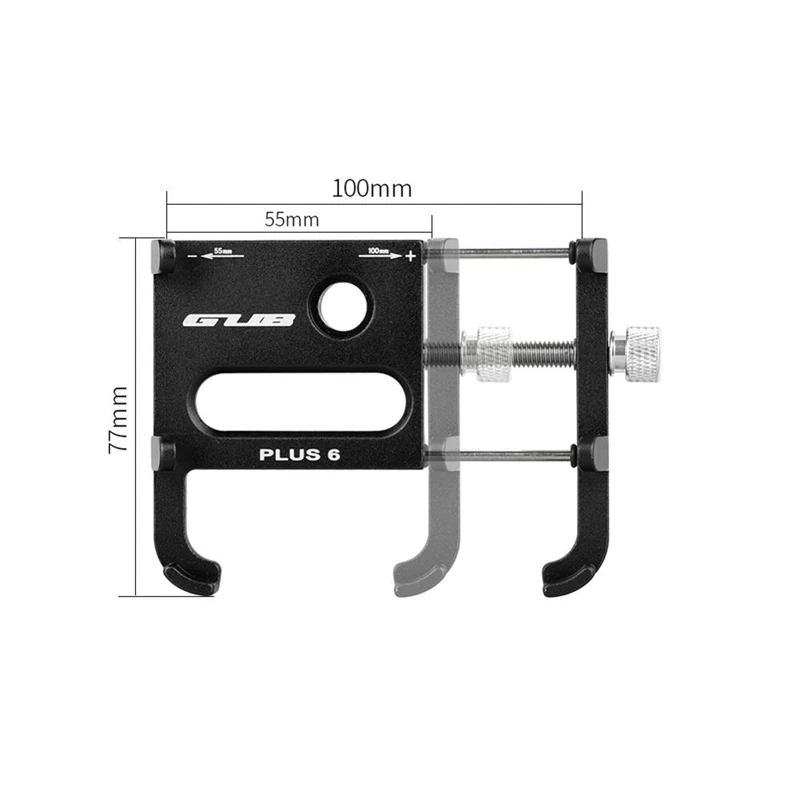  Gub Motorrad Telefon Halter 360 Grad Verstellbare Universal Halter Halterung für Motorrad Roller Ha