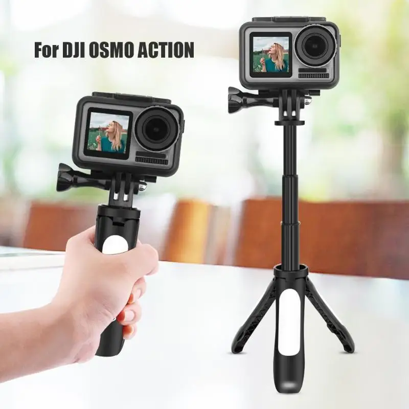 

Mini Tripod Camera Tripod Portable Selfie Stick Monopod Extendable Sports Camera Desk Table Tripods for DJI OSMO ACTION Cameras