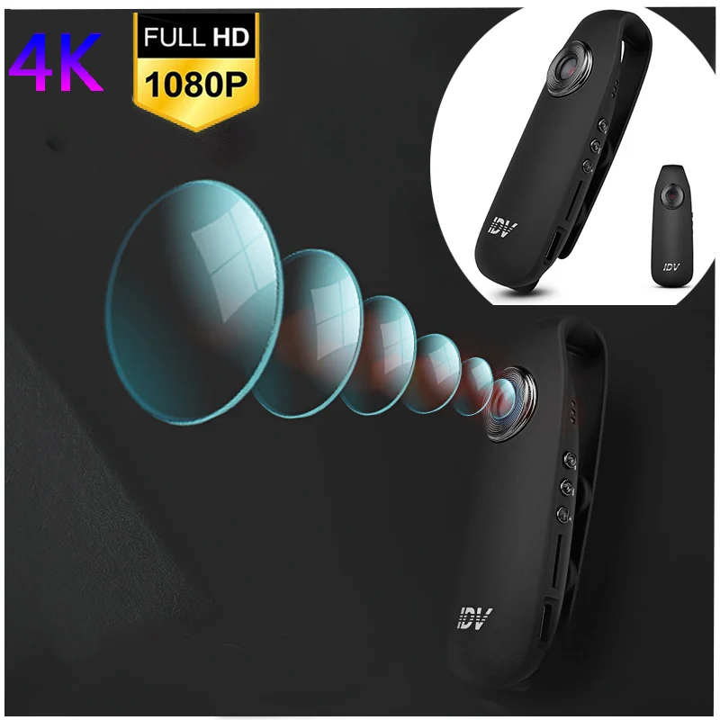 

Without Wifi Nanny Cam Body Camera With Recording & Remote Internet Access mini Invisible Night Vision Camera Wireless Recorder