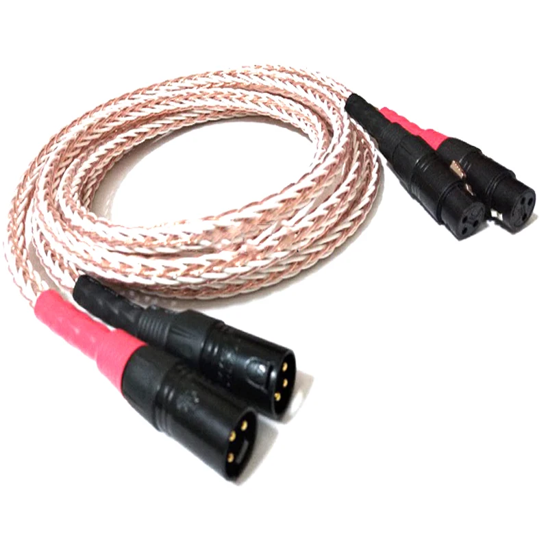 Fidelidade 8tc 7n Occ Cobre Puro Xlr Áudio Cabo de Equilíbrio Xlr Cabo Macho para Fêmea m f Cabo de Áudio Alta - Image 2