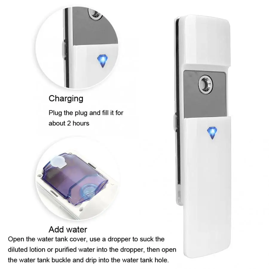 Nano Mist Sprayer Handy Atomization Machine Face Moisturizing Hydration Refreshing Portable Mist Sprayer 4
