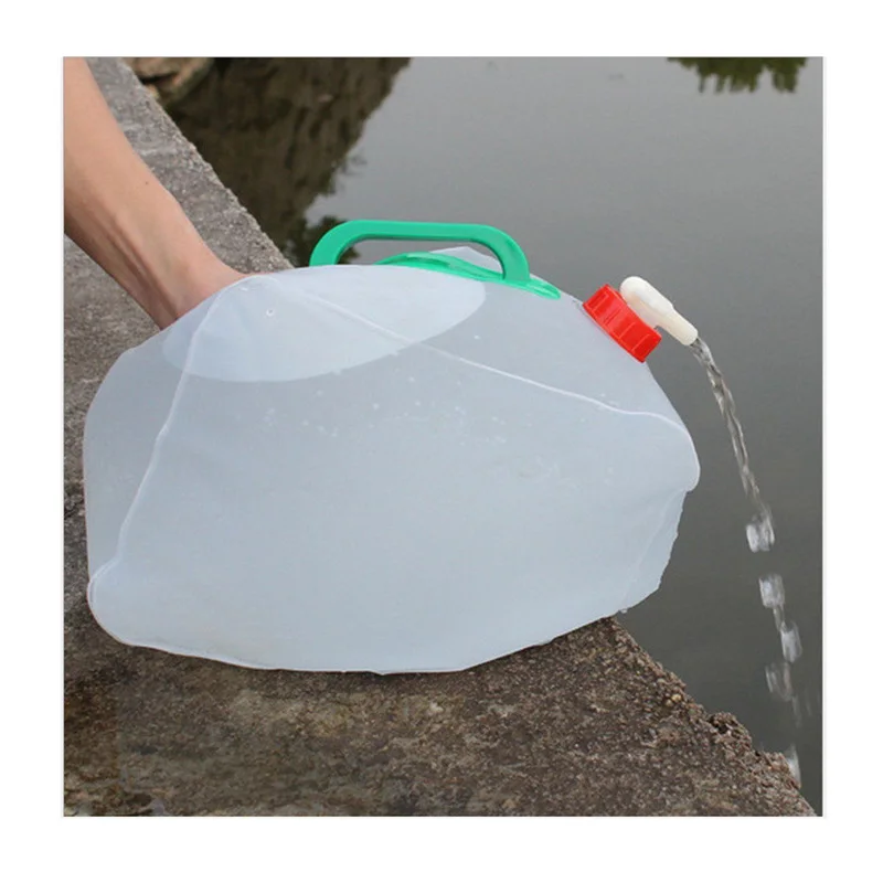 white Foldable Water Tank Water Can Flat Canister Liter,10L
