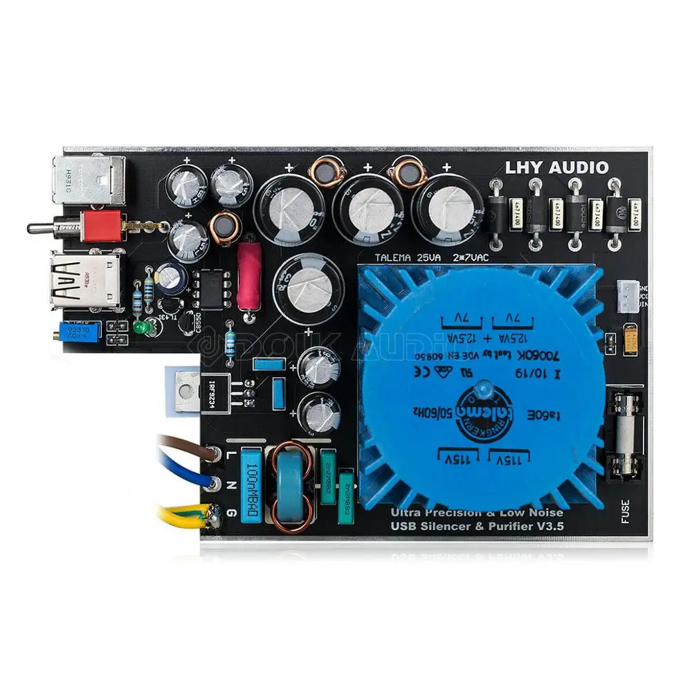 Nobsound HiFi 25 Вт USB 3,0 очиститель питания фильтр DC Линейный источник питания для цифрового интерфейса DAC домашний аудио усилитель