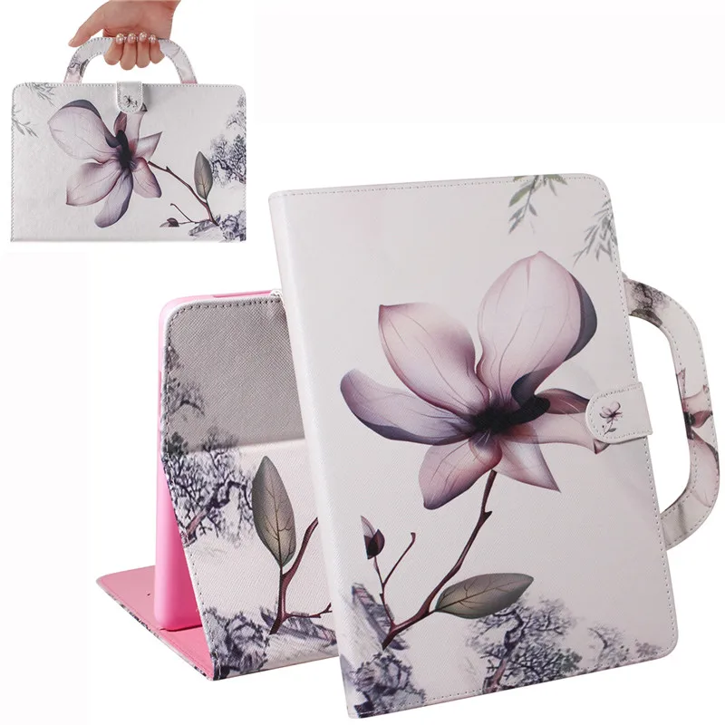 

For iPad Mini 5 Case 2019 Leather PU Full Protective Shell Smart Cover for iPad Mini4 3 2 1 Case with Hand Holder Safe Child Bag