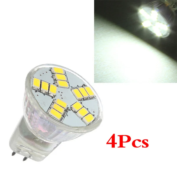 Новый 4x MR11 G4 4W 15 SMD 5630 Светодиодный светильник энергосберегающий Точечный лампа 12V