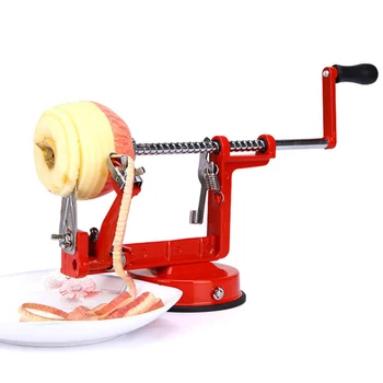 

3 In 1 Stainless Steel Apple Peeler Hand-Cranked Slicing Machine Clipping Fruit Peeled Kitchen Vegetables Slicer Corer Cutter