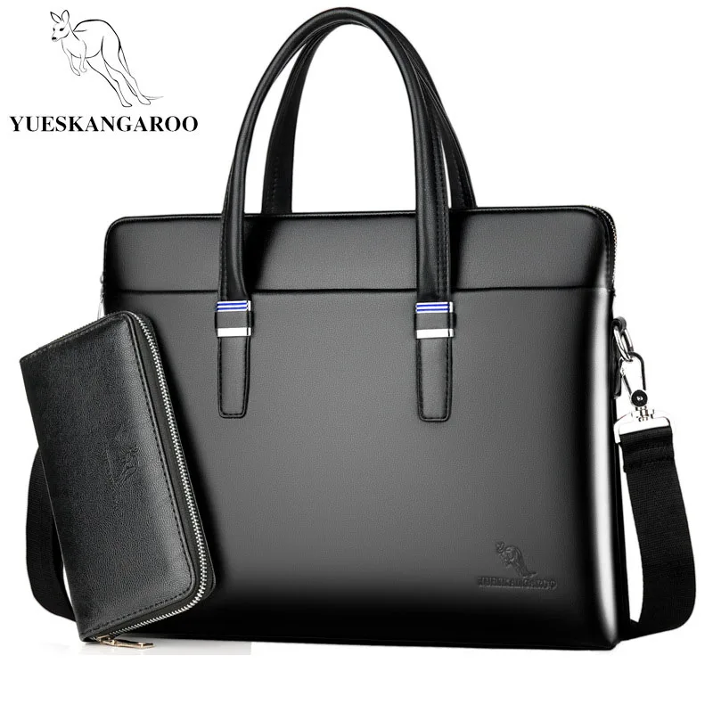 YUESKANGARO, модная сумка на плечо, мужской портфель, А4, из искусственной кожи, мужские сумки, бизнес, для ноутбука, тоут, роскошный бренд, мужской портфель, s, сумки