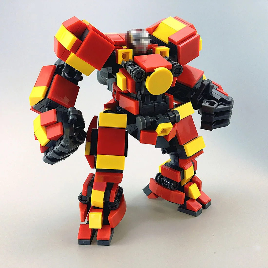 

380Pcs/Set STEM MOC Robot Mecha Figure Model Small Particle Building Blocks Educational Toy Set For Children Adult
