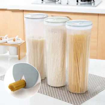 

Food Storage Bottles Home Kitchen with Lid Storage Noodle Jar PP Transparent Multifunctional Storage Tank Grain Storage Box