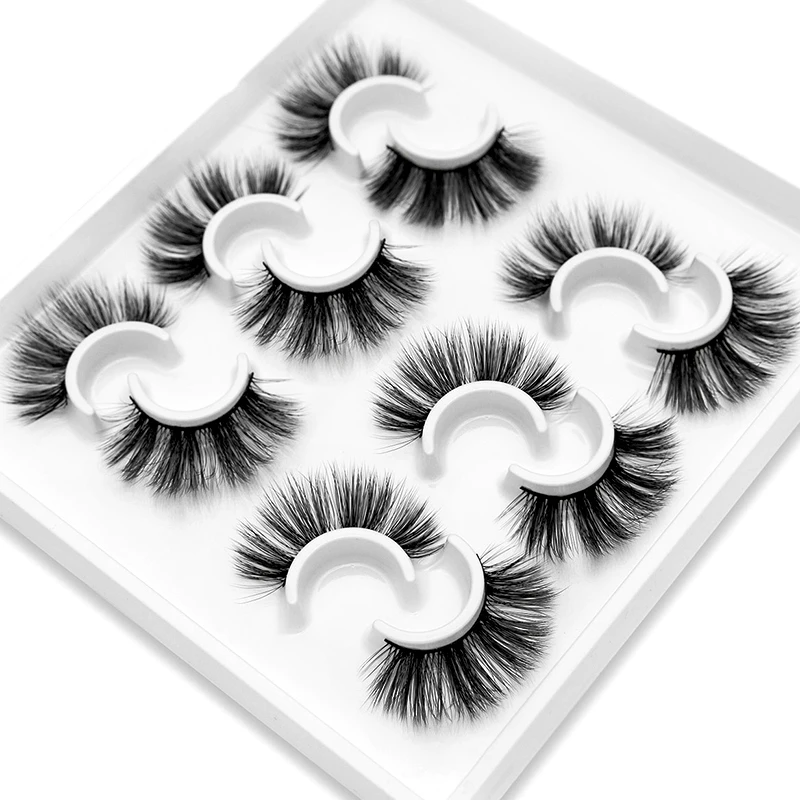 

4/6 Pairs Eyelashs Natural long 3D Faux Mink Eyelashes Thick HandMade Full Strip Lashes Volume Soft Mink Lashes False Eyelashe