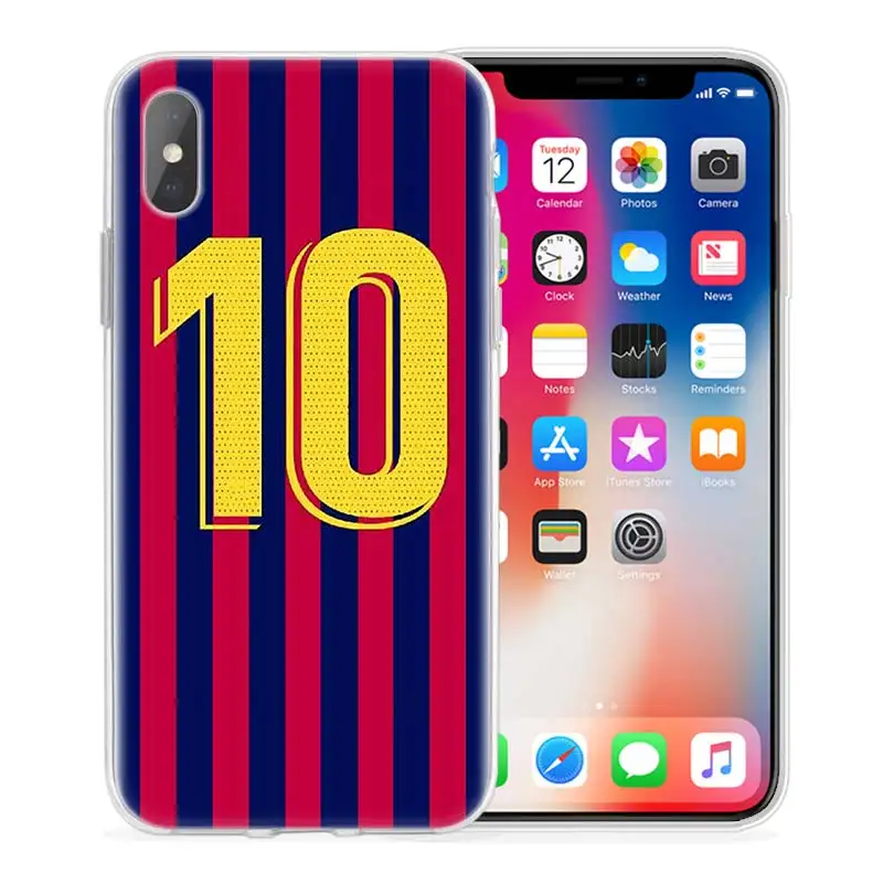 Чехол с номером 10 для Apple iphone 11 Pro XS Max XR X 7 8 6 6S Plus 5 5S SE 5C силиконовый чехол для телефона
