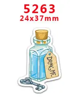 5263 30 шт мультяшный персонаж плоское украшение из смолы PR 5264 - Цвет: 5263