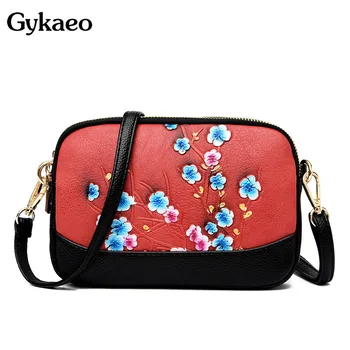 

Gykaeo 2020 Luxury Handbags Women Bags Designer Embroidery Floral Flap Shoulder Bag Ladies Patchwork Small Clutch Messenger Bags