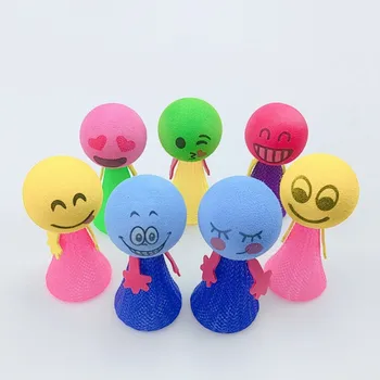 

Funny Jumping Pet Spring Bouncing With Smile Face Ball Toy For Cats Interactive Teaser Cat Kitten Puppy Playing Toy Jouet Chien