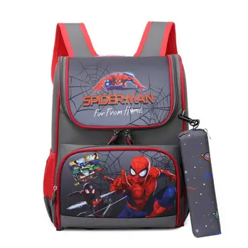 

Children School Bags for Boys 3D Cartoon Spiderman School Backpacks Orthopedic Backpack Primary School Kids Satchel