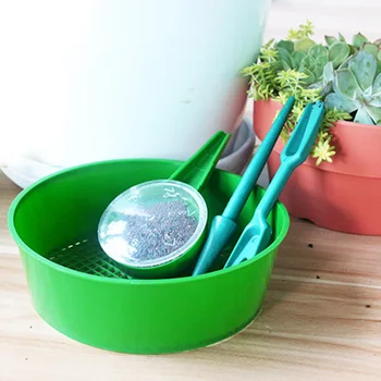 

Drilling Sifter Greenhouse Practical Vegetable Transplanter Gardening Tool Set Flowers Home Hole Punch Simple Bonsai