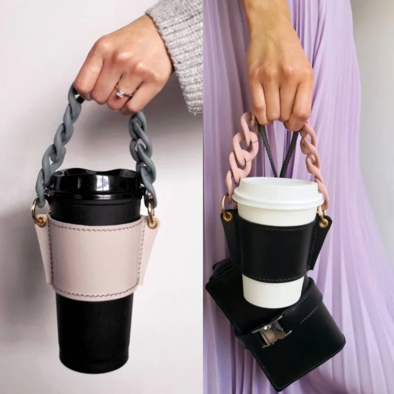 Portable Reusable Iced Coffee Cup Sleeve Insulated Sleeve - Temu