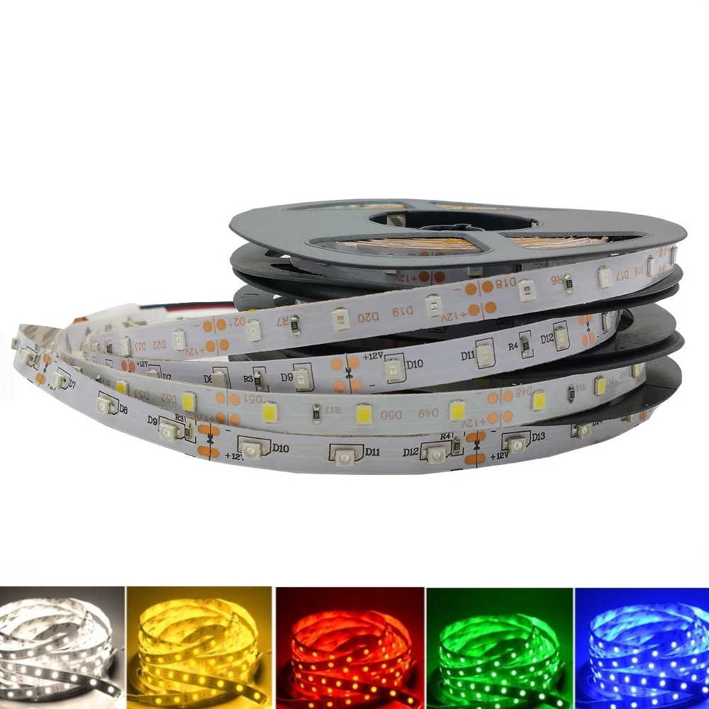 #cheap Led Light Strip Tape DC 12V 2835 RGB 1M 2M 3M 4M 5M 60LED M SMD Flexible TV Backlight Led Strip Lamp