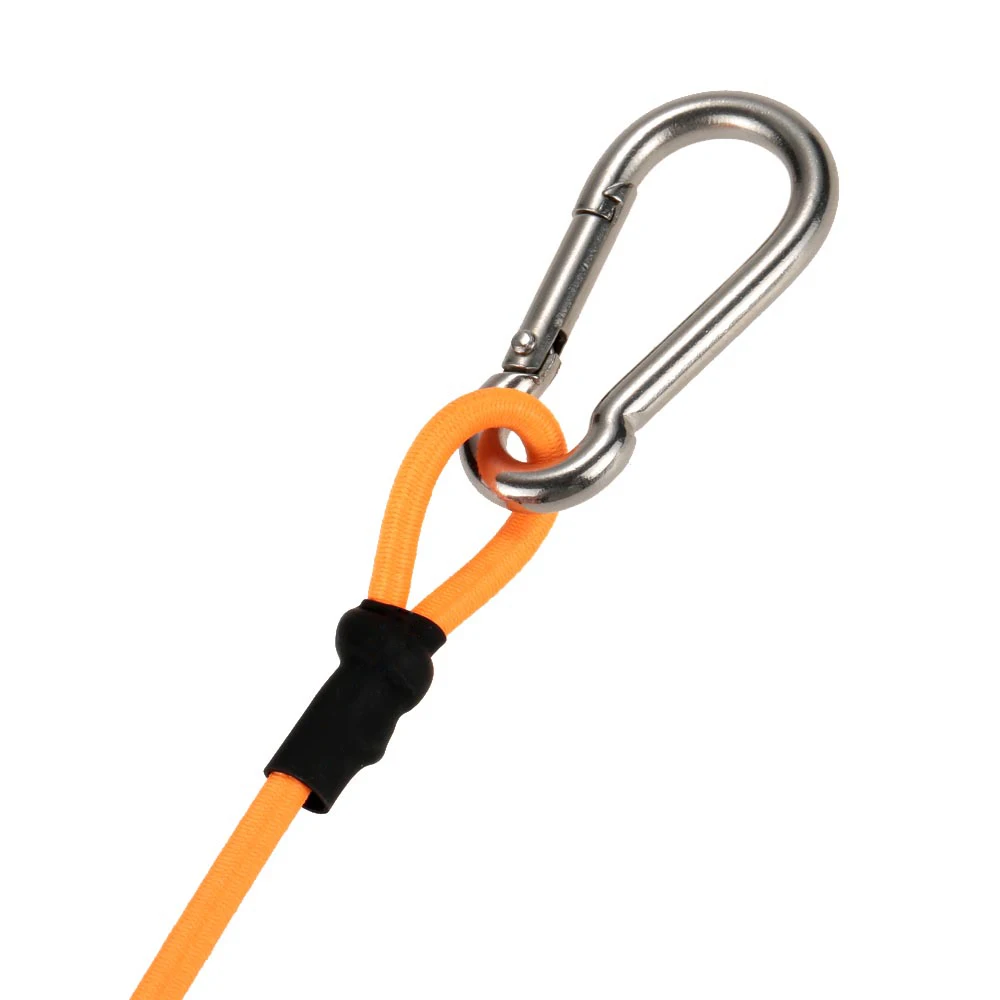 1pc 4mm Thick 103cm Long Elastic Kayak Canoe Safety Bungee Cord Fishing Rod Lanyard Paddle Leash