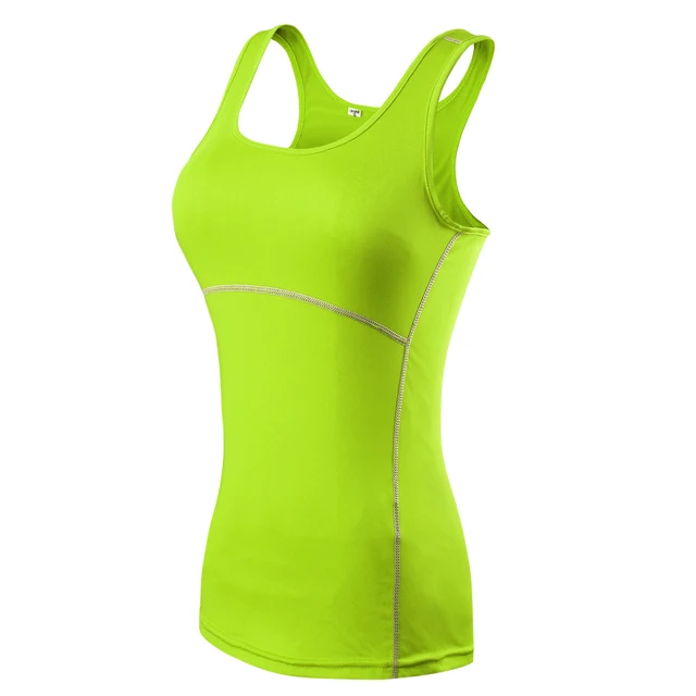 Breathable Women Tank Top Summer Sexy Sports Fitness Workout Tops Gym Sleeveless T Shirts Sporting Quick Drying Loose Vest green