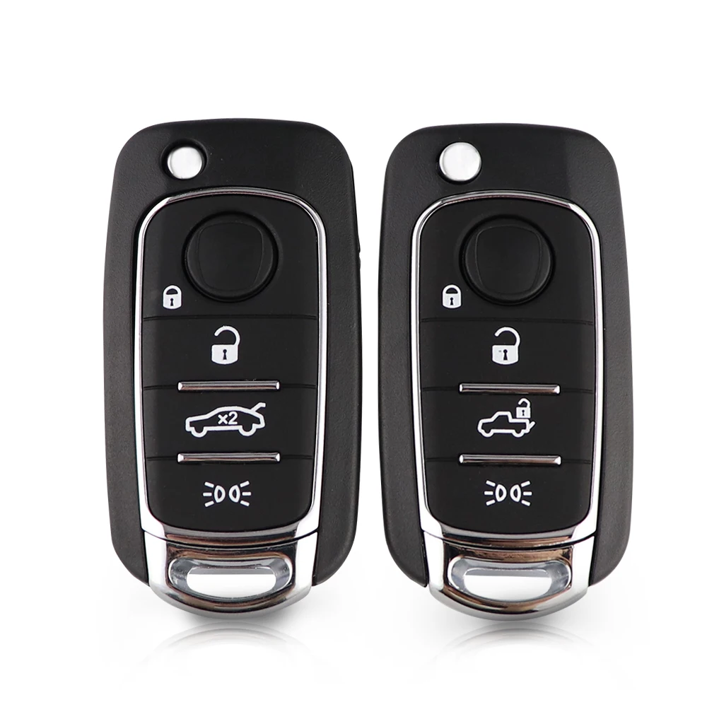 Keyforkess3/4 Pulsante di Vibrazione Pieghevole Chiave Auto Chiave A Distanza Fob Caso di Borsette Per Fiat Egea Tipo 500X Toro Con Uncut Lama SIP22 - H77dcc5b4127347259247a34373c811bc4