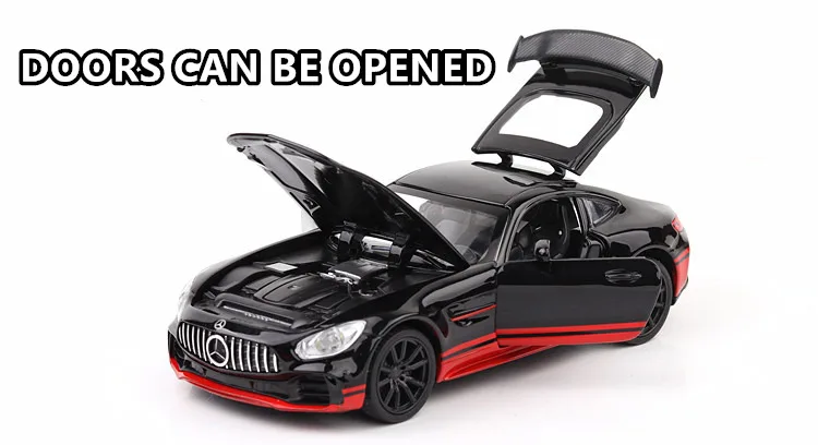 1:32 Mercedes GT звук и светильник ремень тяга-назад Автомобиль Моделирование сплав модель автомобиля ремесла украшение Коллекция игрушек инструменты