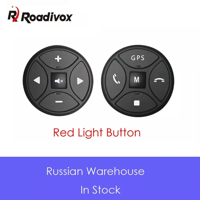 10-Key Steering Wheel Controller Bluetooth Android Radio Player Remote Button