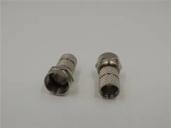 

F Type Twist On Male Plug RG6 RG6U Satellite Sky Virgin Cable TV Connector