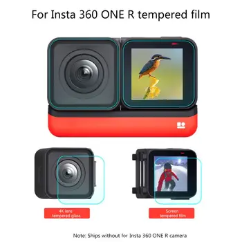 

1 Set Tempered Glass Screen Protector For Insta360 ONE R Protection Protective Film for Insta360 ONE R Camera Accessories