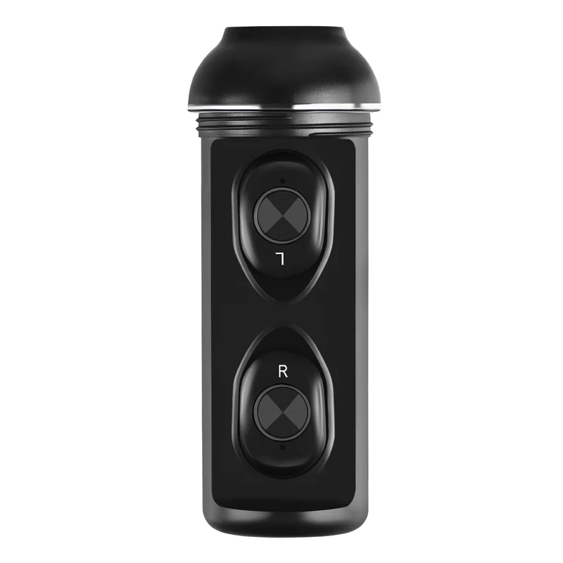 Black TWS Ari8 наушники-вкладыши Bluetooth 5,0 с шумоподавлением стерео объемные Беспроводные наушники с сенсорным управлением IPX5 Водонепроницаемая гарнитура - Цвет: Black