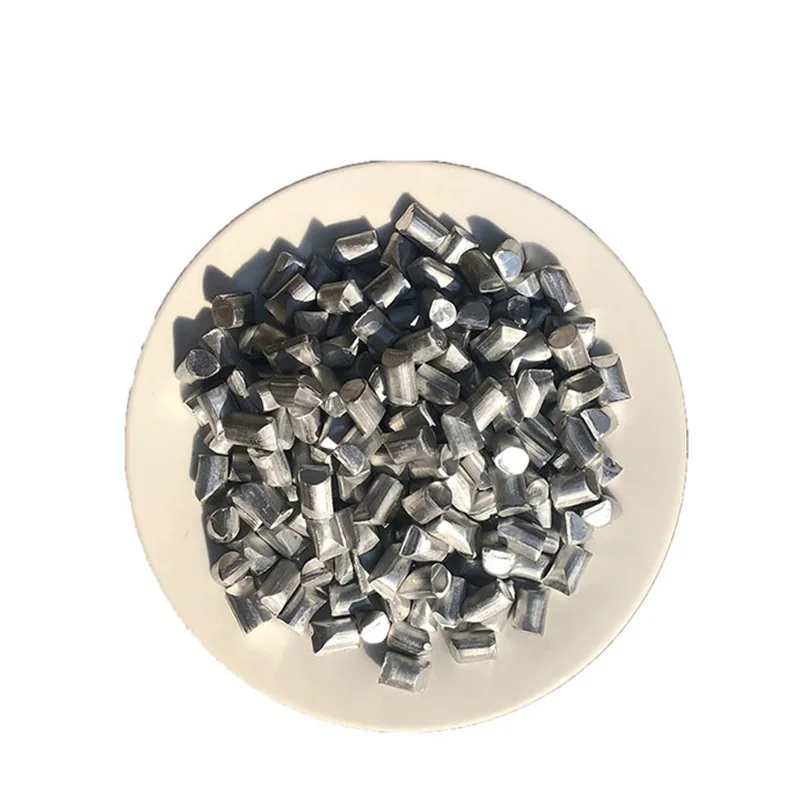 

1x1mm high purity Al metal aluminum particles / granules / pellets for scientific research