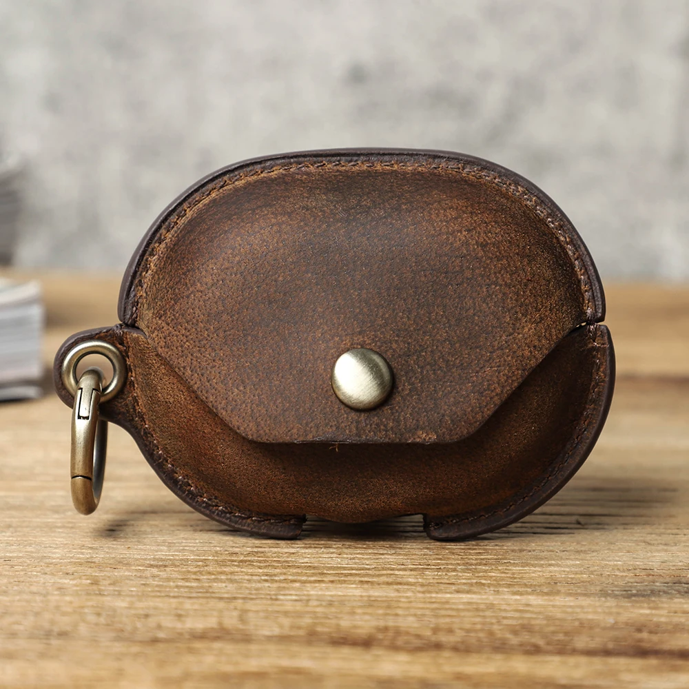 Fone de Ouvido para Huawei Cases de Proteção Caixa de Carregamento Contact's Família Nubuck Couro Case Buds Pro Capa Acessórios Chave - Image 2