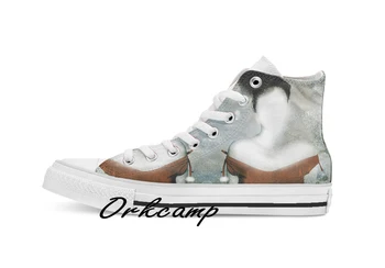 

Visages de l Etrange Custom Casual High Top lace-up Canvas shoes sneakers Drop shipping