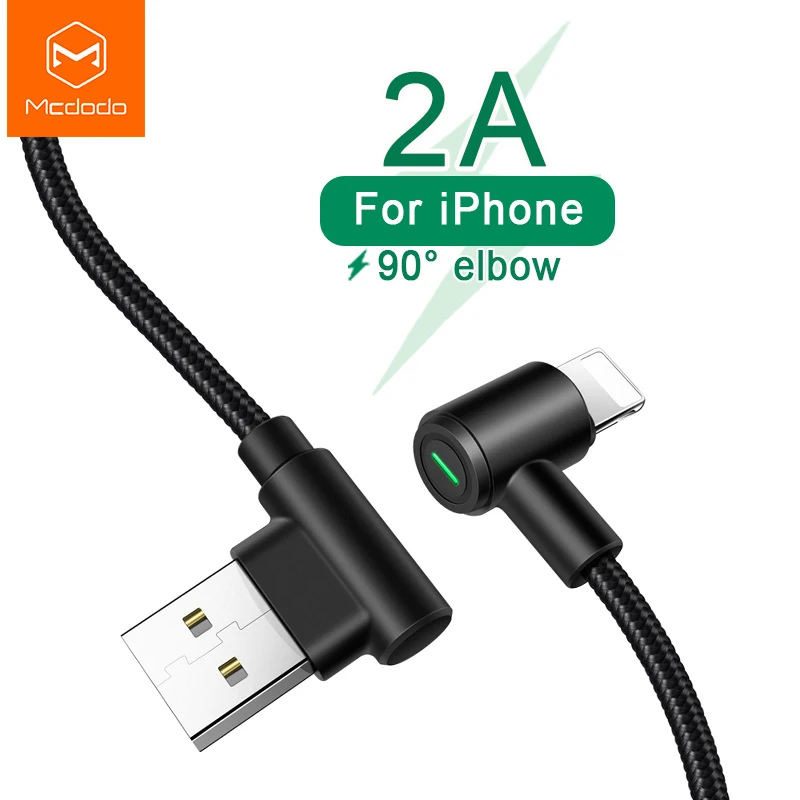 

Mcdodo USB Cable 2A For iPhone Lightning 11 Pro XS MAX XR X 8 7 6 6s plus iPad iOS 13 Fast Charge Cord Phone Charger Data Cable