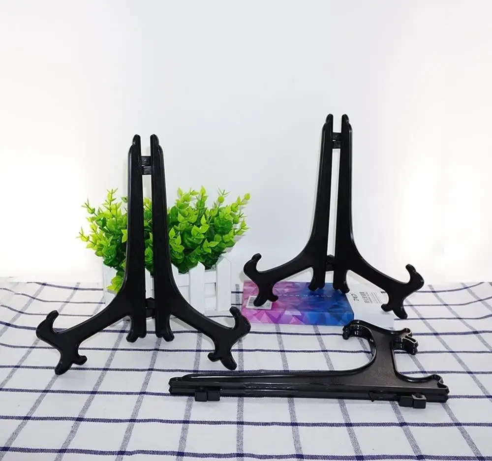 10Pcs Iron Plate Display Stands Metal Easel Stand for Picture