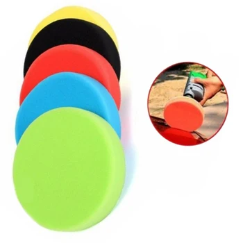 

Polishing Sanding Pad For Car Polisher 5pcs 6inch Sponge Hot Accessory