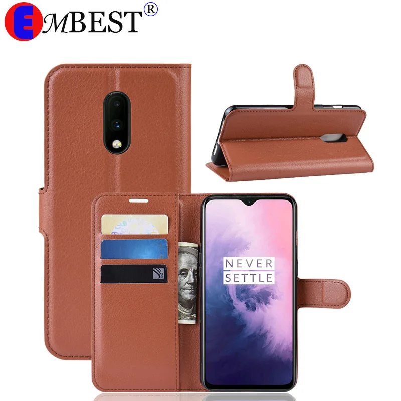 EMBEST Luxury Vintage Case For OnePlus 1 2 7 6 5 3 6T 5T 3T Pro X Flip Leather Soft Silicone Wallet Cases Coque capa | Мобильные