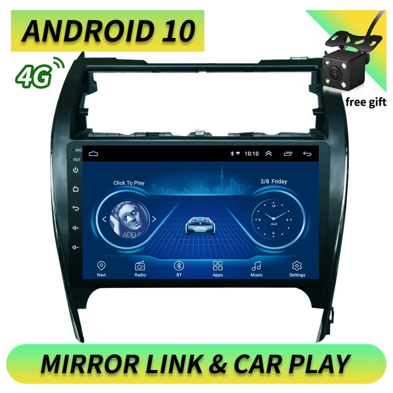 9 дюймов 2Din автомобильное радио Android 10 0 мультимедиа авторадио Bluetooth стерео плеер
