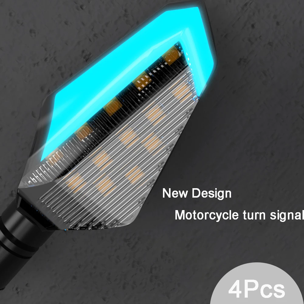 

4Pcs 12V Led Motorcycle Turn Signal Brake Lamp Indicator Light Flasher Blinker For Kawasaki z750 z1000 Z800 z650 versys 650 er6n