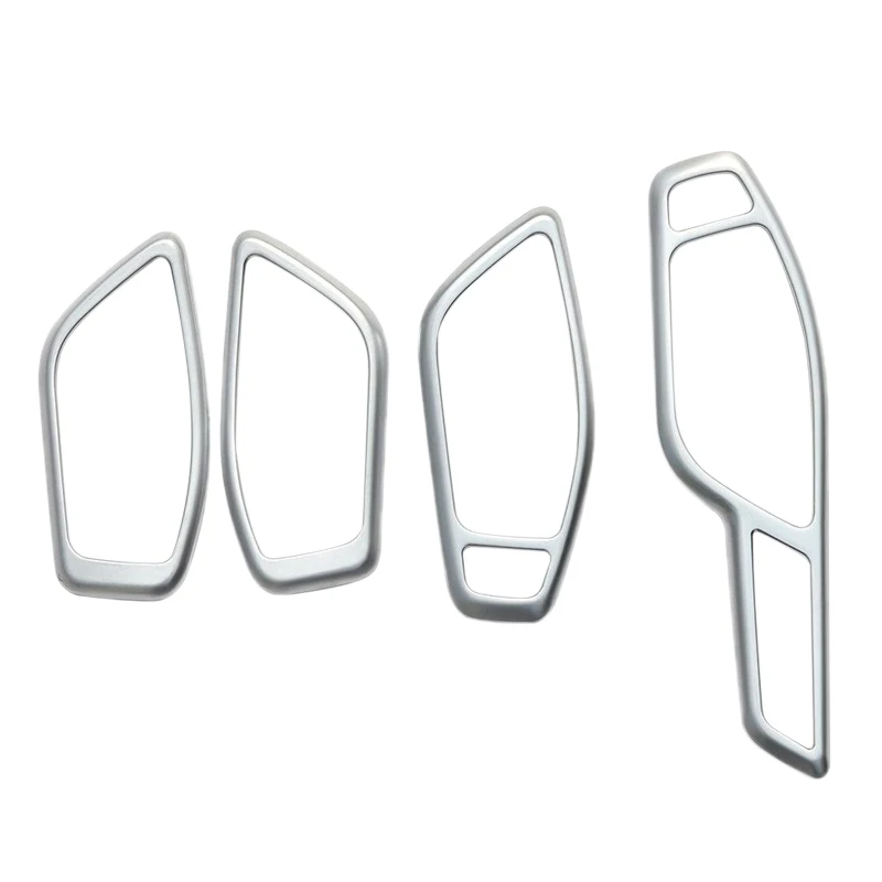 

DWCX Interior Door Handle Trim Cover Frame ABS Moulding Chrome Fit For Land Rover Range Rover Evoque 2011 2012 2013 2014 2015