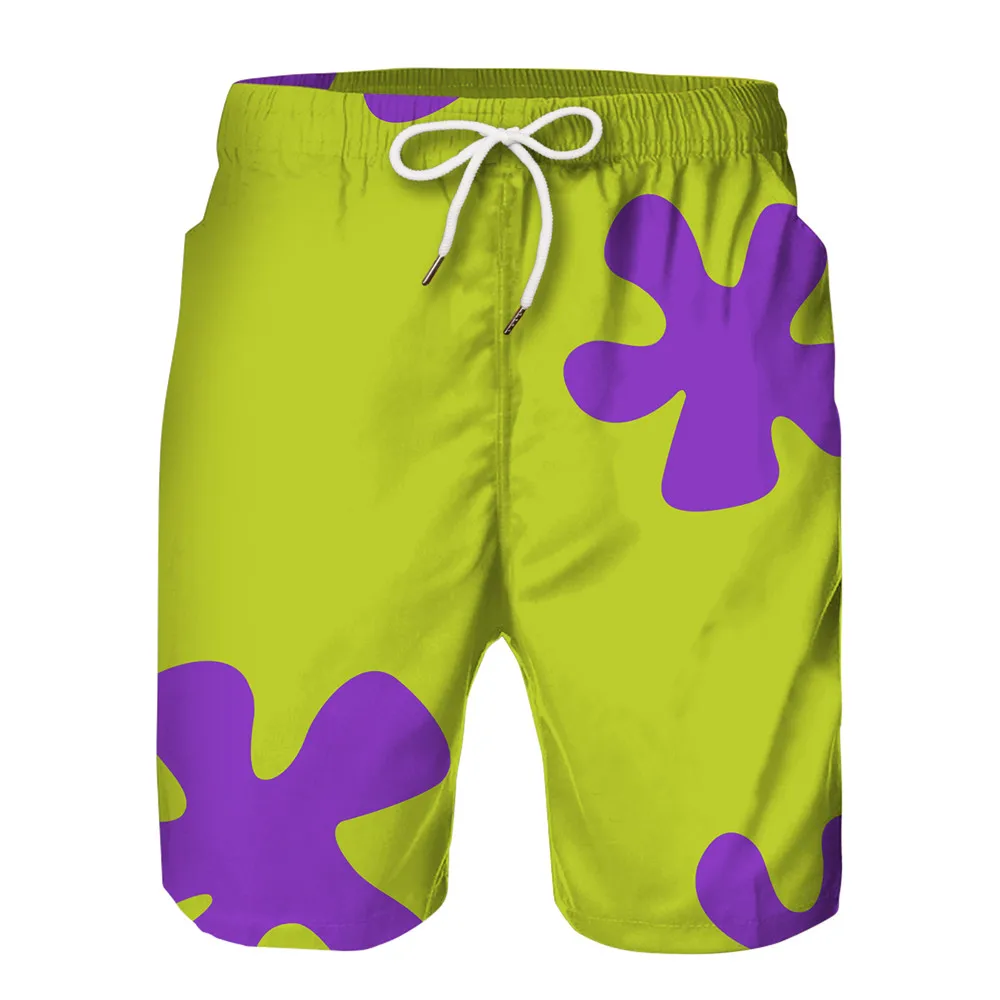 Venta caliente 2020 de verano de los hombres pantalones cortos casuales 3D impreso Patrick Star pantalones para las mujeres/hombres regular pantalones de talla grande XXL 0BJXlOyOd