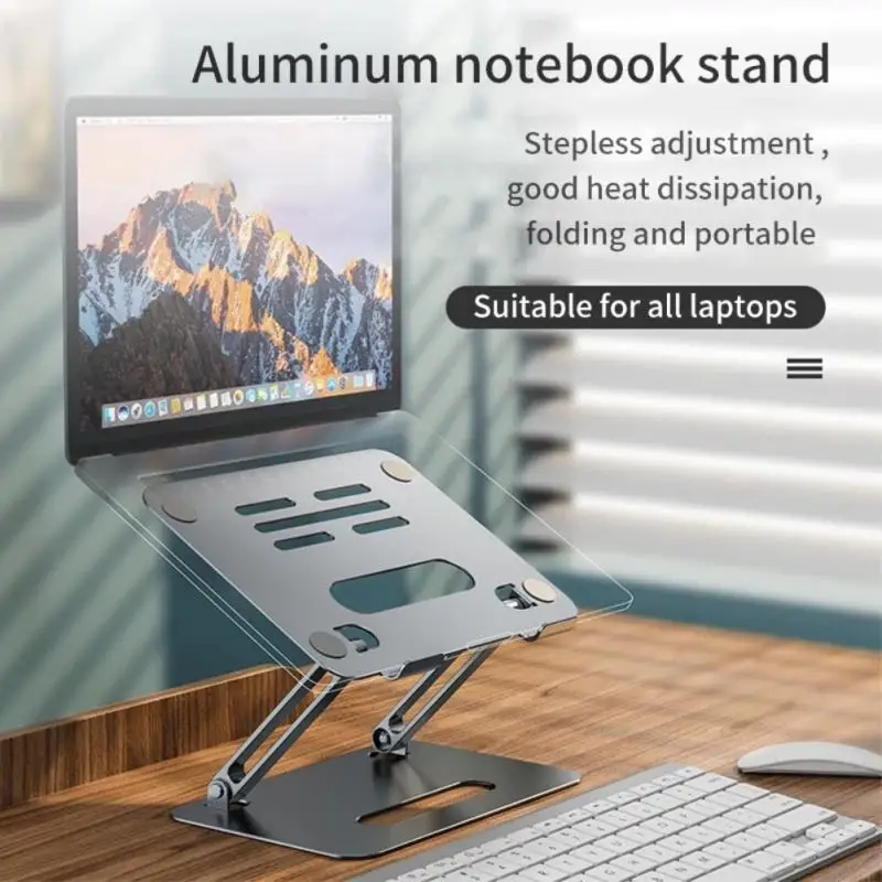 Portable Laptop Stand Aluminium Foldable Notebook Support Laptop Base