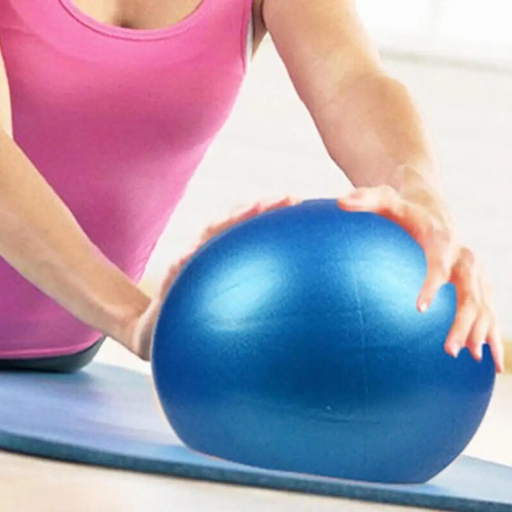 25cm Yoga Ball Exercise Gymnastics Fitness Pilates Ball Balance Exercise Gym Fitness Yoga Core Ball Indoor Training Yoga Ball