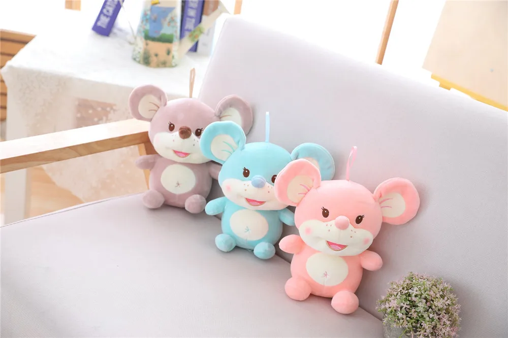23/33 см Kawaii Мышь с нарисованными куклами из мультфильмов мягкие Животные из мягкого плюша с Микки-Маусом животных игрушки в подарок на день рождения для детей Высокое качество
