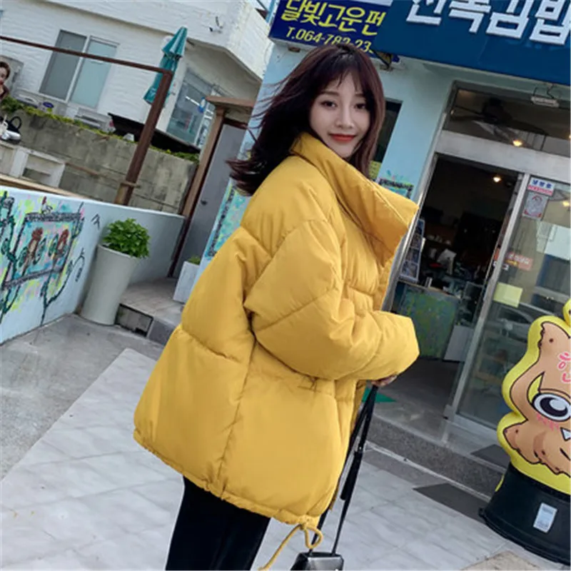 nueva chaqueta de invierno para Niza, Chaqueta corta de algodón para mujer, chaqueta de moda, ropa casual de algodón corto