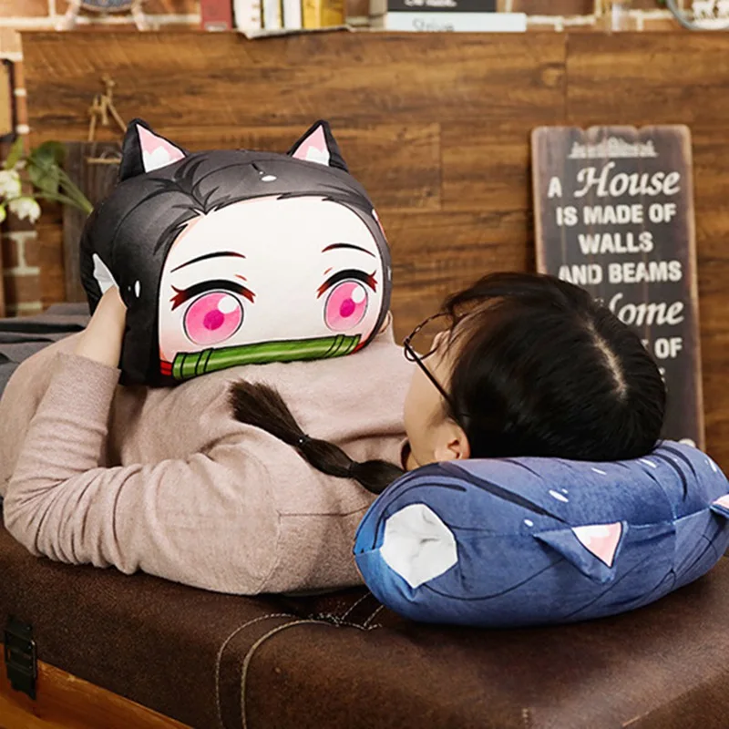 Аниме демон убийца Kimetsu No Yaiba Kamado Nezuko Косплей Кукла Подушка игрушка подарок домашний декоративный