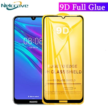 

1000 Pieces Full Coverage 9D Tempered Glass For Huawei Y6 Pro 2019 Y5 Prime 2018 Y3 2017 Screen Protector Cover Protective Film