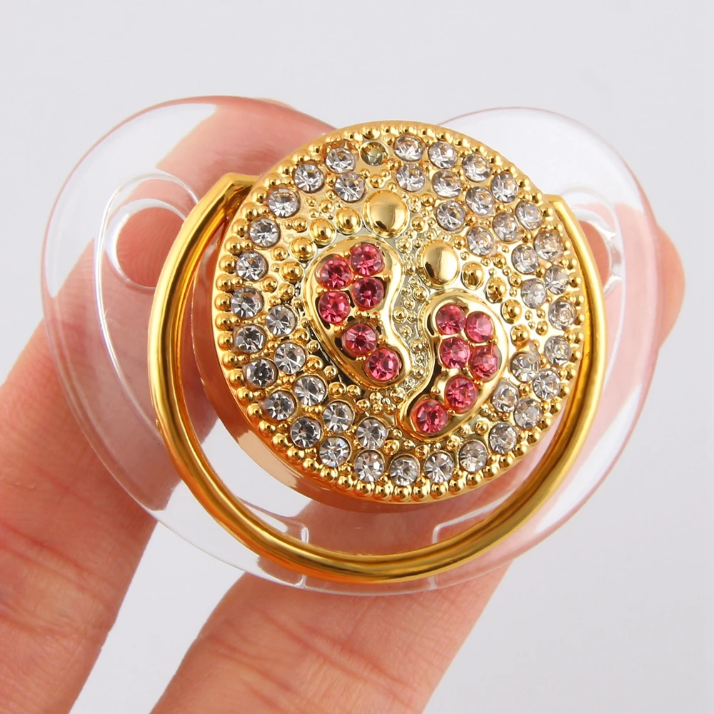 Cartoon Eye Baby Pacifier Bling Newborn Kids Baby Boys Girl Dummy Nipples Silicone Pacifier Orthodontic Soother 0-18 Months