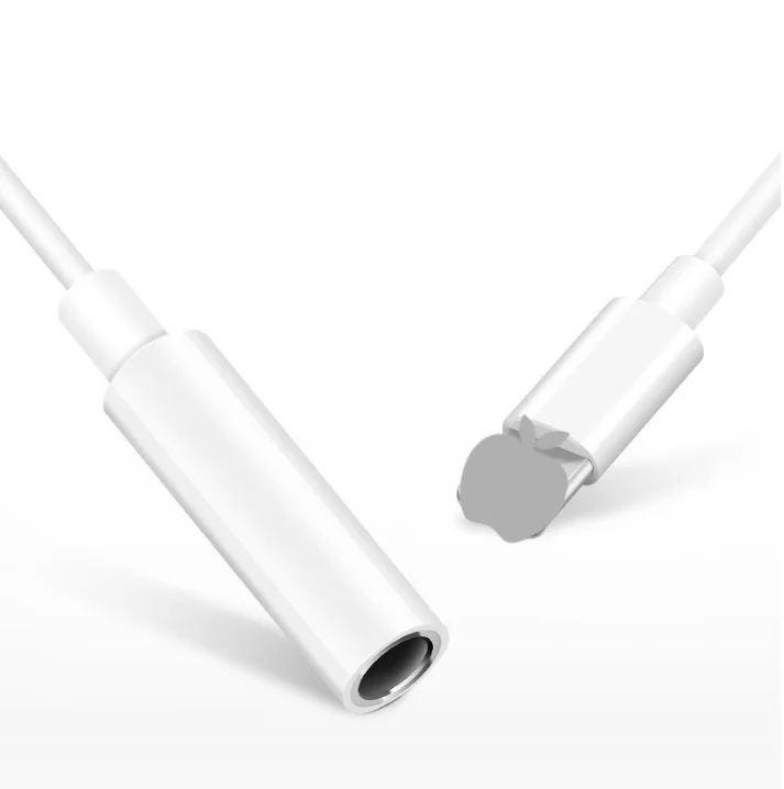 3PCS Lighting to 3 5 mm Audio Jack Adapter For Apple Iphone 8 10 11 Pro Xs Max Xr Headphone Splitter Aux Cable