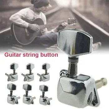 

Semi Closed Guitar Button Accessories Parts Classic Tuners Machine Heads Electric Guitarra Metal Durable Instrument